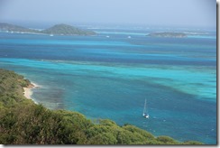 View on the Tobago Cays