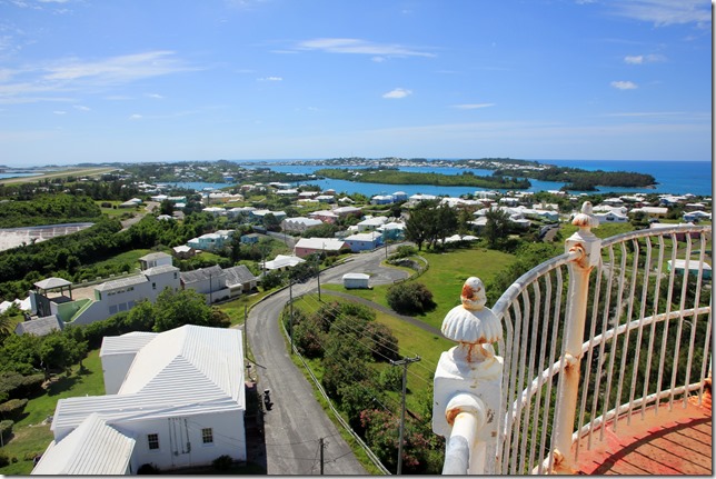 The view from St David Lighthouse - looking westward