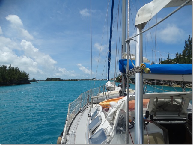 Entering St Georges Harbor